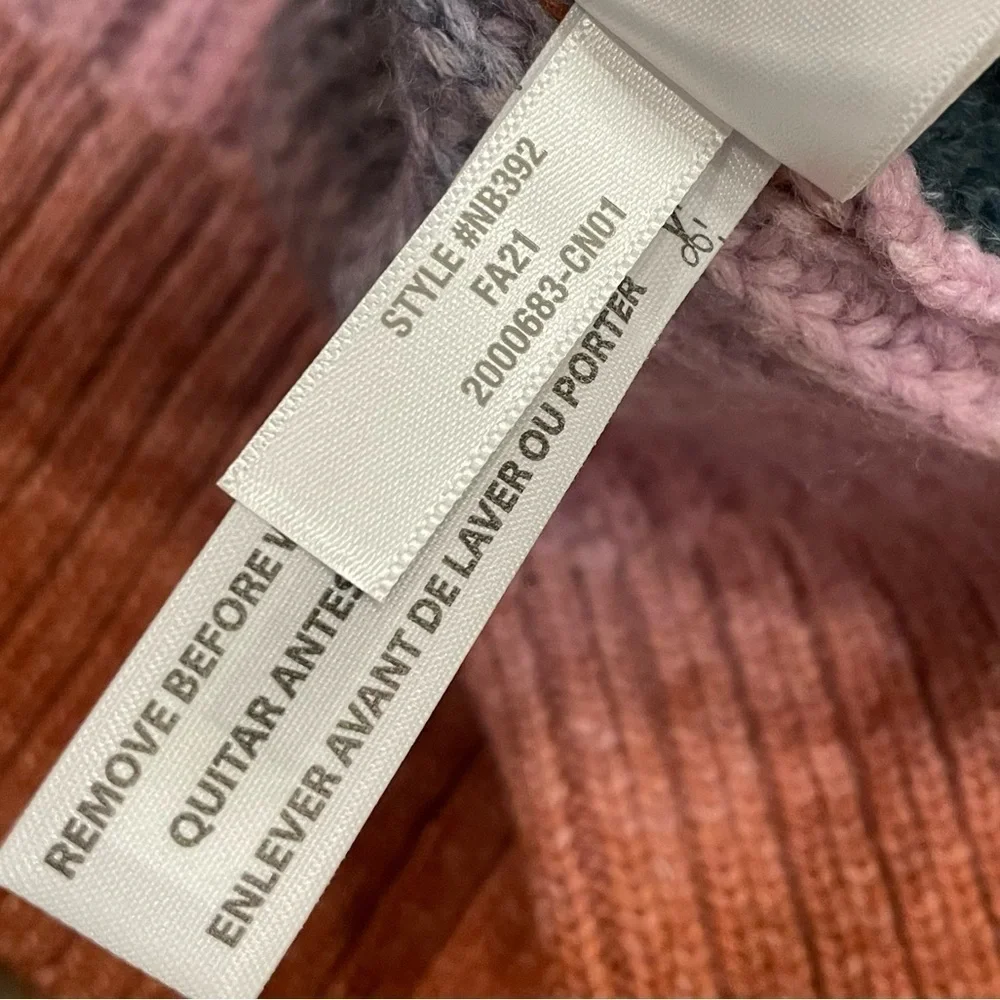 Madewell Fall 2021 Space-Dyed Button-Shoulder Pullover Sweater Small Wool Alpaca